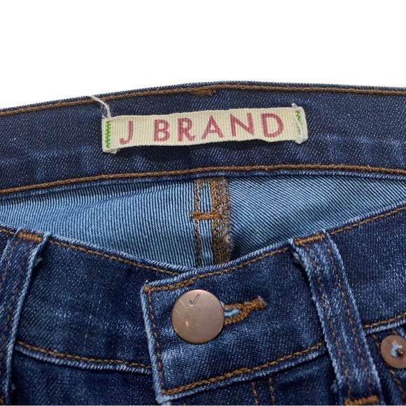 J. Brand Tyro Low-Rise Skinny Women Medium Wash Denim Blue Jeans 25 x28 Stretch - Picture 7 of 13